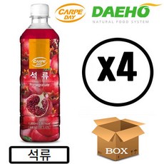 대호 카르페데이 석류 액상 1000ml x 4개, 1L