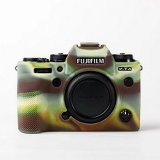연질 실리콘 고무 카메라 케이스 후지필름 X-T4 XT4, Camouflage, 1개