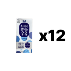 매일 소화가 잘되는 우유, 190ml, 12개