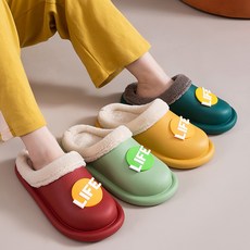 방수 겨울 털 퍼 거실 실내화 슬리퍼 주방화 조리화