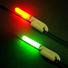 야간 낚시 조명 CR322 리튬 배터리 USB 충전 세트 부표 도구 바버 페스카 발광 스틱 로드 LED 태클 형광등, Green red USB CR322