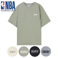 NBA 남자 여자 나일론 솔리드컬러 스판 반팔 티셔츠 42N_TS033