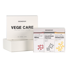 닥터바이 베지케어 강아지 피부 근력 신장 영양제 선물세트, 베지케어(+쇼핑백포함), 피부&근력&신장