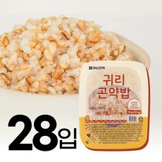 대신곤약 귀리곤약밥 123kcal 밥대신 저칼로리 즉석밥 28개 하루한끼 4주분, 150g