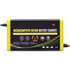 12V 배터리 12v24v고전력충전기 4 가정용 FM 전기차 지게차 오토바이 5 충전기, 12V4A 스마트 충전기, 1개