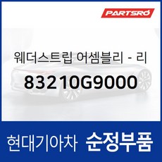 웨더스트립(눈썹몰딩) 리어 도어 벨트 아웃사이 (83210G9000) 제네시스 G70 더뉴 제네시스 G70 더 뉴 G70, 1개