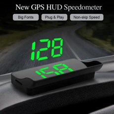 헤드업디스플레이 2024 HD 자동차 헤드업 디스플레이 HUD 앞유리 프로젝터 GPS 시스템 모든 속도계 전자 액세서리 속도 C1C7