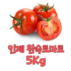 [곰배령농산물] 산지직송 인제 정품 곰배령 완숙 토마토 5kg 2kg, S(중소와)