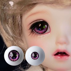 구체관절인형 bjd 구관 오로라 눈 안구 인형 교체 10mm-18mm, 단일사이즈, F 18mm 작은 홍채