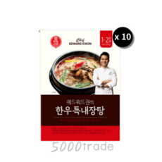 에드워드권 한우 특내장탕 애드워드권 밀키트 700g x 10팩(7kg), 에드워드권 한우 내장탕 700g 10개, 10개