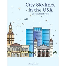 City Skylines in the USA Coloring Book for Kids Paperback, Independently Published