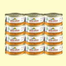 알모네이쳐 캣 닭고기&참치 캔 70g 12캔, 12개