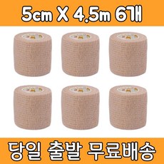 케이엠 자가점착 붕대 탄력밴드, 6개