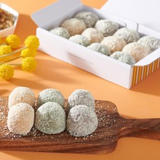 꿈을빚는 떡집 [선물용 예쁜박스] 삼색 모듬 두텁떡, 1팩, 720g
