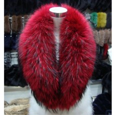 천연모피넥워머