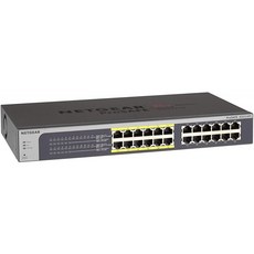 NETGEAR 24 포트 기가비트 이더넷 스마트 매니지드 플러스 PoE 스위치 (JGS524PE)-12 x PoE @ 100W 데스, 단일상품, 단일상품