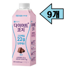 종근당 다이어트코치 초코맛 단백질음료 280ml