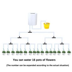 타이머 시스템이있는 자동 급수 펌프 컨트롤러 꽃 식물 홈 스프링클러 물방울 관개 장치 펌프 정원 도구, 05 H16, H16