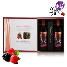 고창선운산농협 베리웰 복분자순액 골드 700ml 2병 선물세트 복분자착즙액99% 복분자엑기스 고창복분자로 생산 명절 선물세트