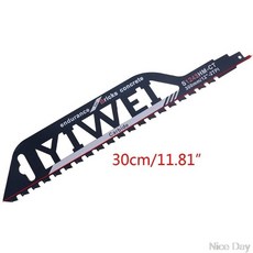 406993 / 300/455/505mm 시멘트 탄화물 철거 벽돌 왕복 톱날 절단 벽돌 돌, 300mm