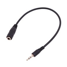 DC 전원 어댑터 컨버터 케이블 2.5mm 직각 수 플매트 카펫 러그 3.5mm 암 잭 스테레오 AUX 오디오 TRS 소켓 20cm 길이, [01] Straight