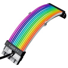 LIANLI Strimer Plus 5V A-RGB 확장/전송 케이블 24PIN-마더 보드 또는 8PIN + 8PIN-GPU/3PIN 인터페이스, 02 only 24PIN
