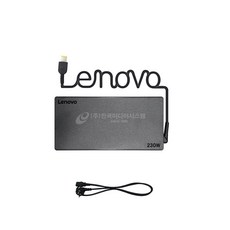한국미디어시스템 LENOVO 20V 11.5A 230W 정품 SLIM 어댑터 노트북 충전기 전원케이블 포함, 어댑터+전원케이블