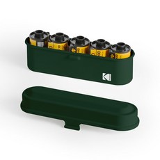 KODAK - 35mm 5 - 필름 케이스 필름 롤용 컴팩트하고 레트로 스틸 케이스로 필름, 1개