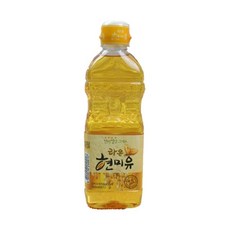 두레생협 현미유(500ml), 1개, 500ml