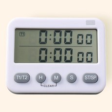 디지털 휴대용 이중 타이머, 1개, 상세페이지참조