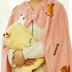 캐릭터똑딱이무릎담요