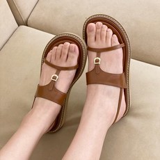 쥬다르 Napoli wedge sandal camel