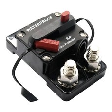 150A 100A 250A 방수 300A 70A 리셋 퓨즈 회로 12 80A 200A 60A 50A 자동 48V 30A 40A 120A 차단기 차량용, 1개