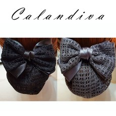 [Caandiva] 보들보들 승무원머리 그물 망 헤어핀
