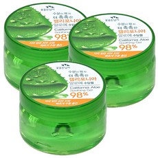 꽃을든남자 수분이 꽉 차 더 촉촉한 리얼 알로에 수딩젤 300mL, 3개