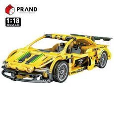 프랜디 블록 자동차 맥라렌 P1 GTR 레이싱카 48007,