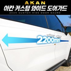 아칸 커스텀 와이드 프리미엄 도어가드 전차종 공용, 800mm, 브라운