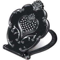 안나 수이 ANNA SUI 손거울 BLACK 콤팩트 미러, 기본, 1개