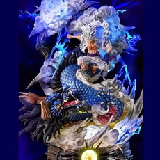[루비스타] 원피스 니카루피 VS 용카이도우 5단루피 피규어 높이 25cm, 1개