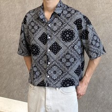 남자페이즐리셔츠