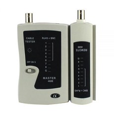 랜선테스터 인터넷선검사 탐지 BNC 동축 RJ45 케이블 랜 테스터 네트워크 Cat5 Cat 6 Cat7 UTP 네트워킹 도구 수리 키트 원격 테스트, 1개