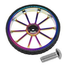 자전거휠 림Birdy 자전거용 확대 100mm 중공 쉬운 휠 푸시 알루미늄 합금 브롬튼, colorful, 1개