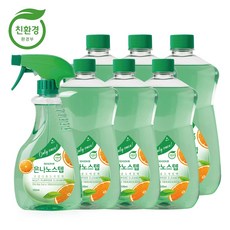 [은나노스텝] 시즌3 다용도세정제 550ml 1통+리필1100ml 6통