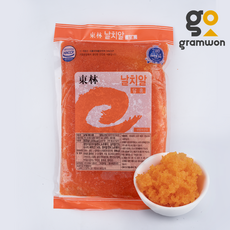 동림 날치알 담홍 800g 초밥 알밥 비빔밥 마끼 재료 국내가공, 1개