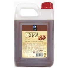 대상 청정원 조청쌀엿 3kg, 1개