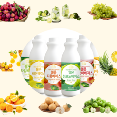 쉘몬 과일 농축액 베이스 1kg 모음전/시럽/원액/에이드, 1개, 쉘몬 과일 농축액 베이스 깔라만시오렌지 1kg, 1개