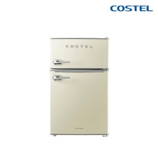 코스텔 클래식 레트로 냉장고 크림아이보리 86L 1666-4175, CRS-86GAIV