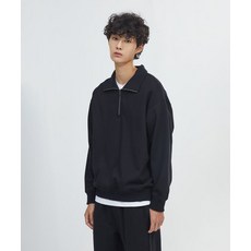 SPAO 스파오 프렌치테리 루즈핏 하프집업 스웨트셔츠 기모_SPMWD4TU03 SPMWD4TU03