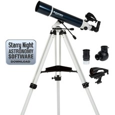 Celestron 셀레스트론 Omni AZ 102 굴절 망원경 2 접안 렌즈 별이 빛나는 밤 앱 ✅✅✅✅ 202768