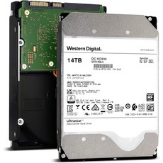 WD 울트라star DC HC530 14TB SATA 6G 3.5 7200RPM Enterprise HDD 하드디스크[세금포함] [정품] - WUH721414ALE604 PC 노트 - 14tb